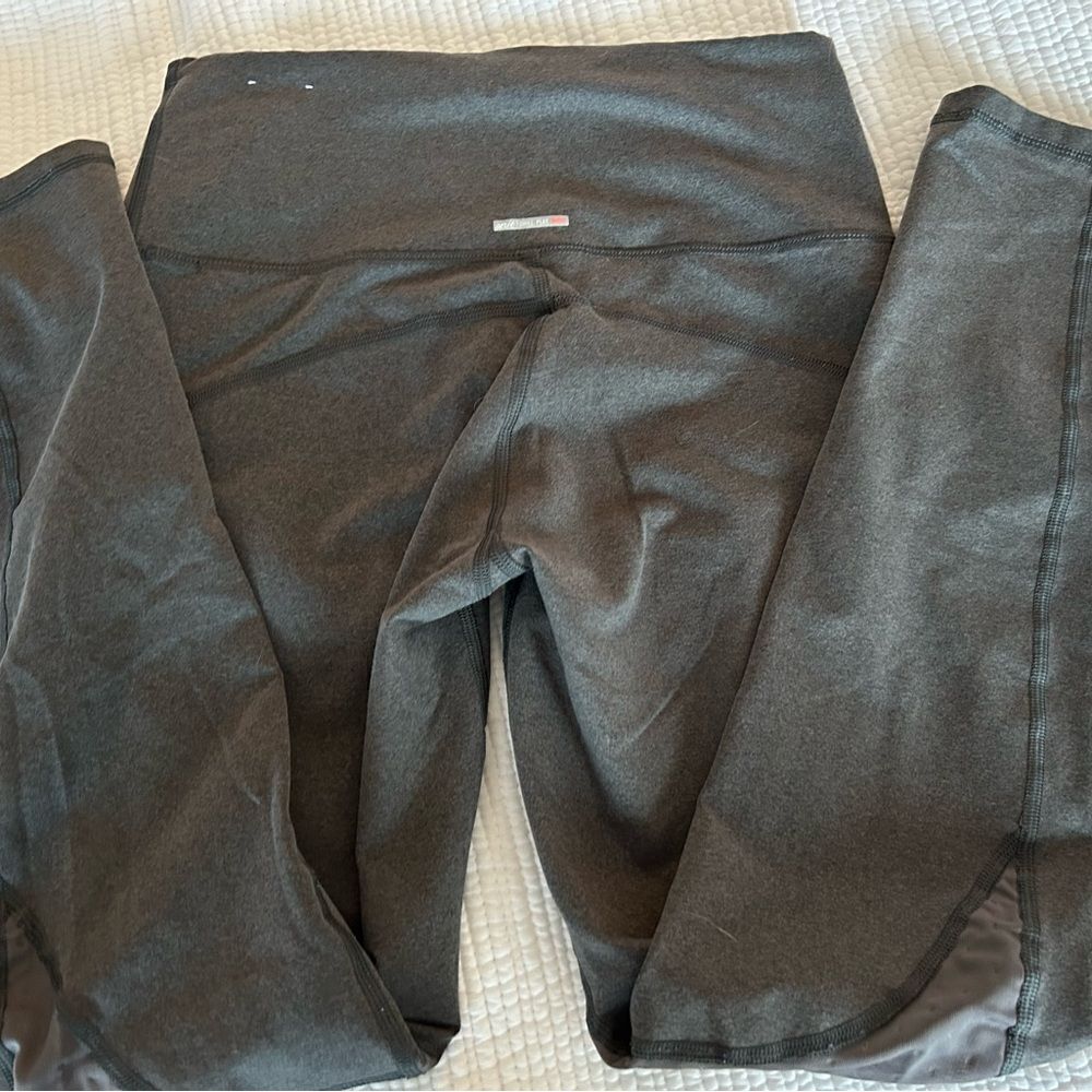 Aerie Women’s Gray Athletic Leggings Size Small Chill Play Move - Picture 4 of 11